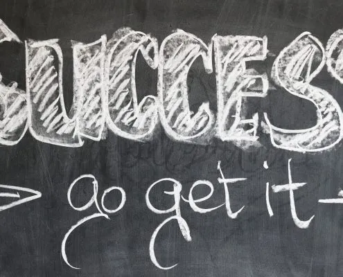 This is a MEME quoting Success- Go Get It