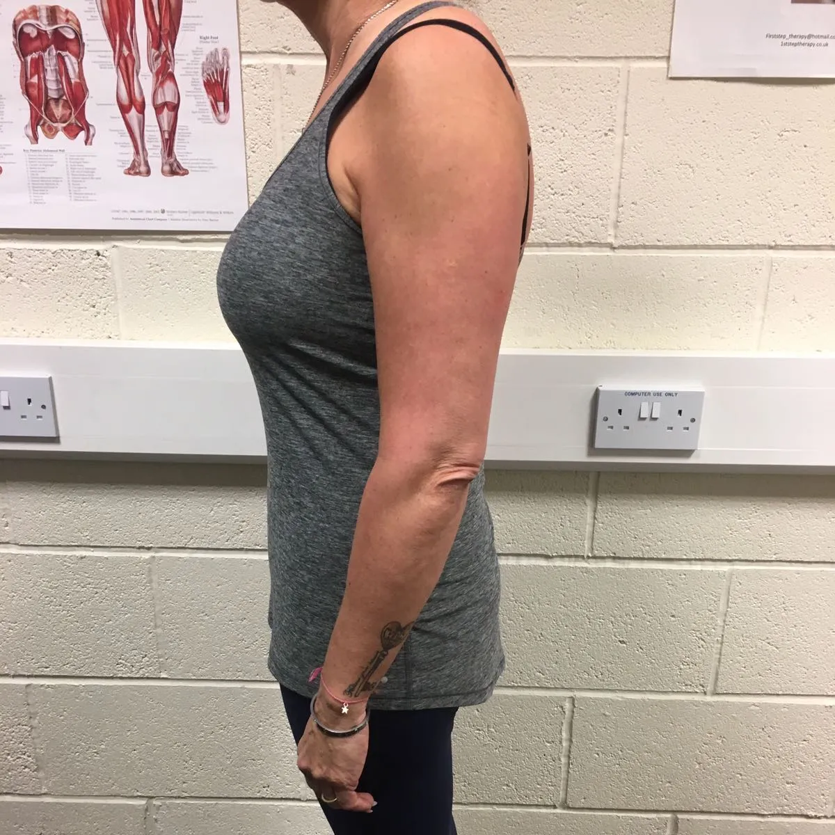 client nicola after personal training sessions
