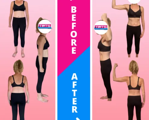 Kat before & after